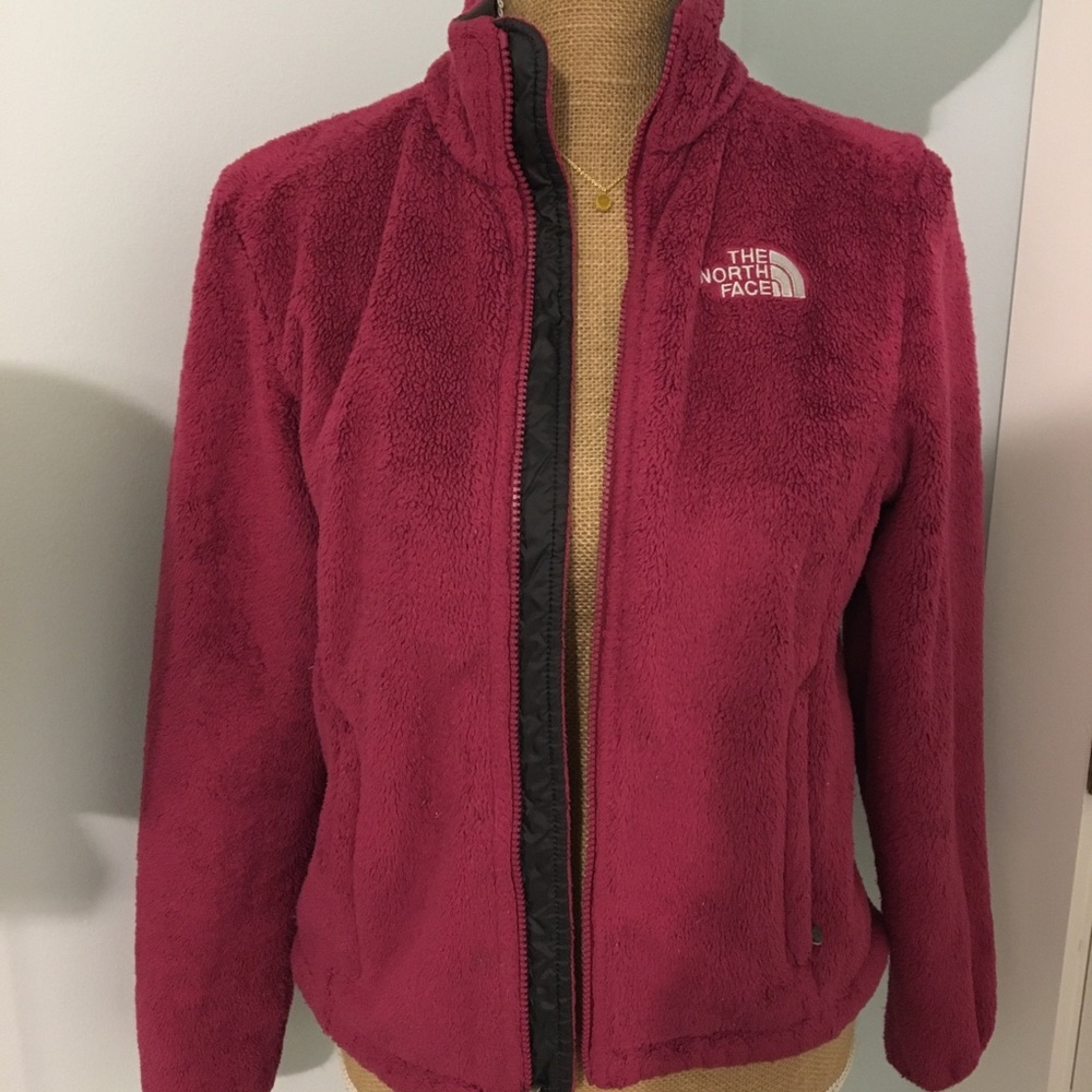 North Face Fuzzy Zip-up Jacket